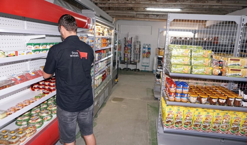 Tijdelijke locatie van Onze Winkel achter terStal