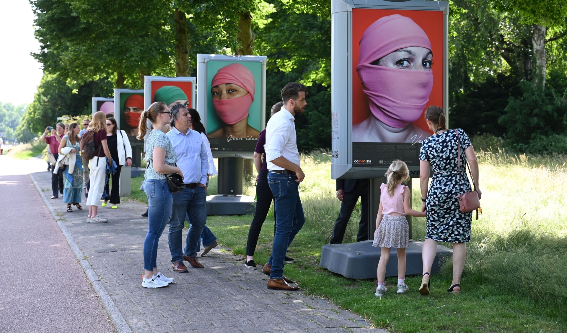 De opening van de tentoonstelling was nog geen twee weken geleden.