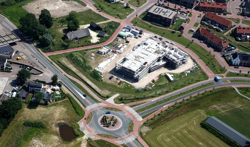De 34 aanleuningenwoningen in 't Voorthuis in Voorthuizen - nu in aanbouw - zullen ook onder nieuwe verhuursystematiek gaan vallen.
