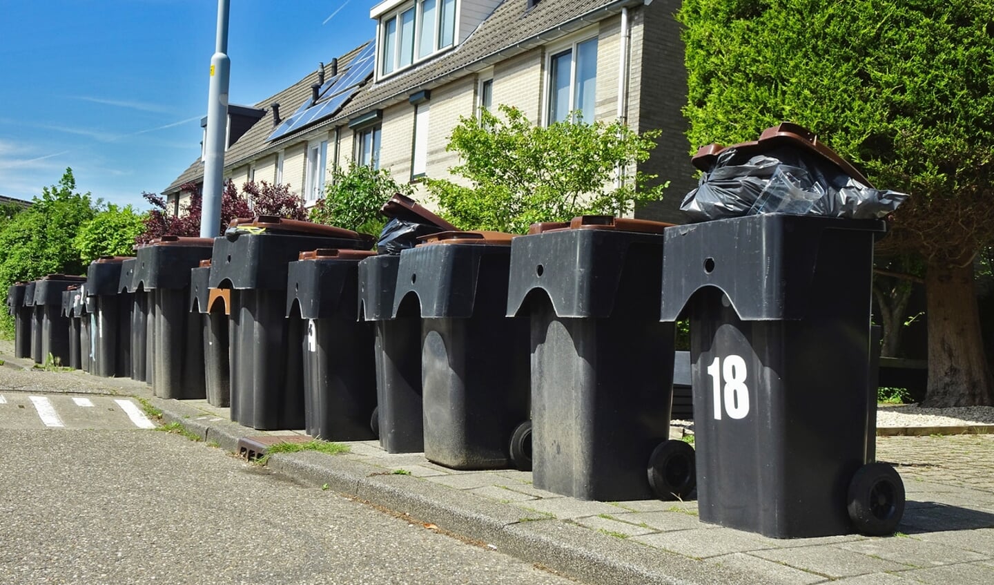 Deze containers worden nu nog elke twee weken opgehaald.