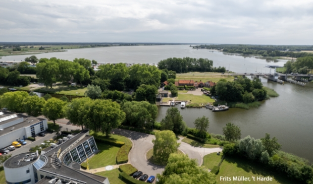 zicht op het Veluwemeer