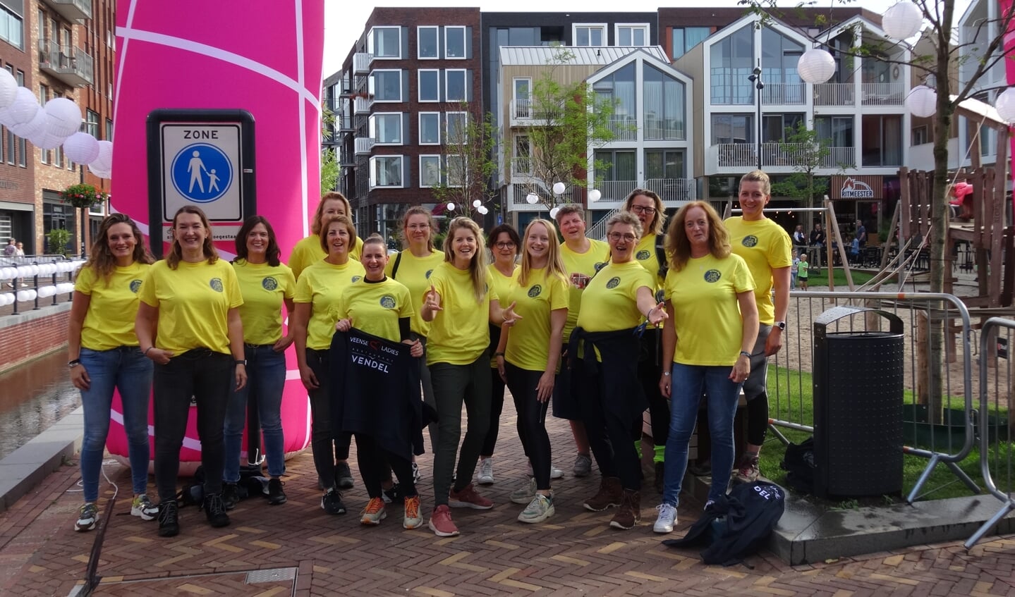 Damesgroep deelnemers Urban Walk