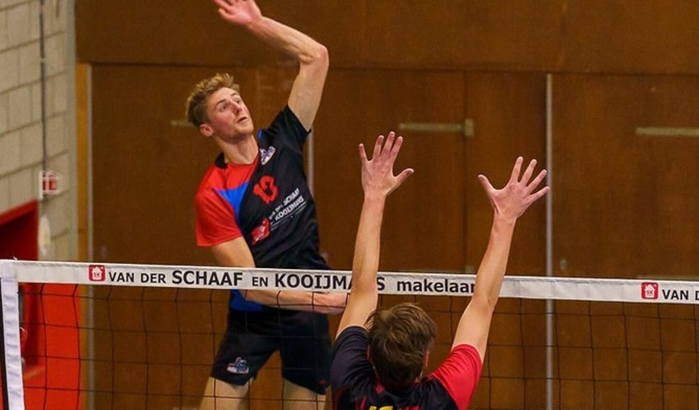 Hugo van Veen in actie.