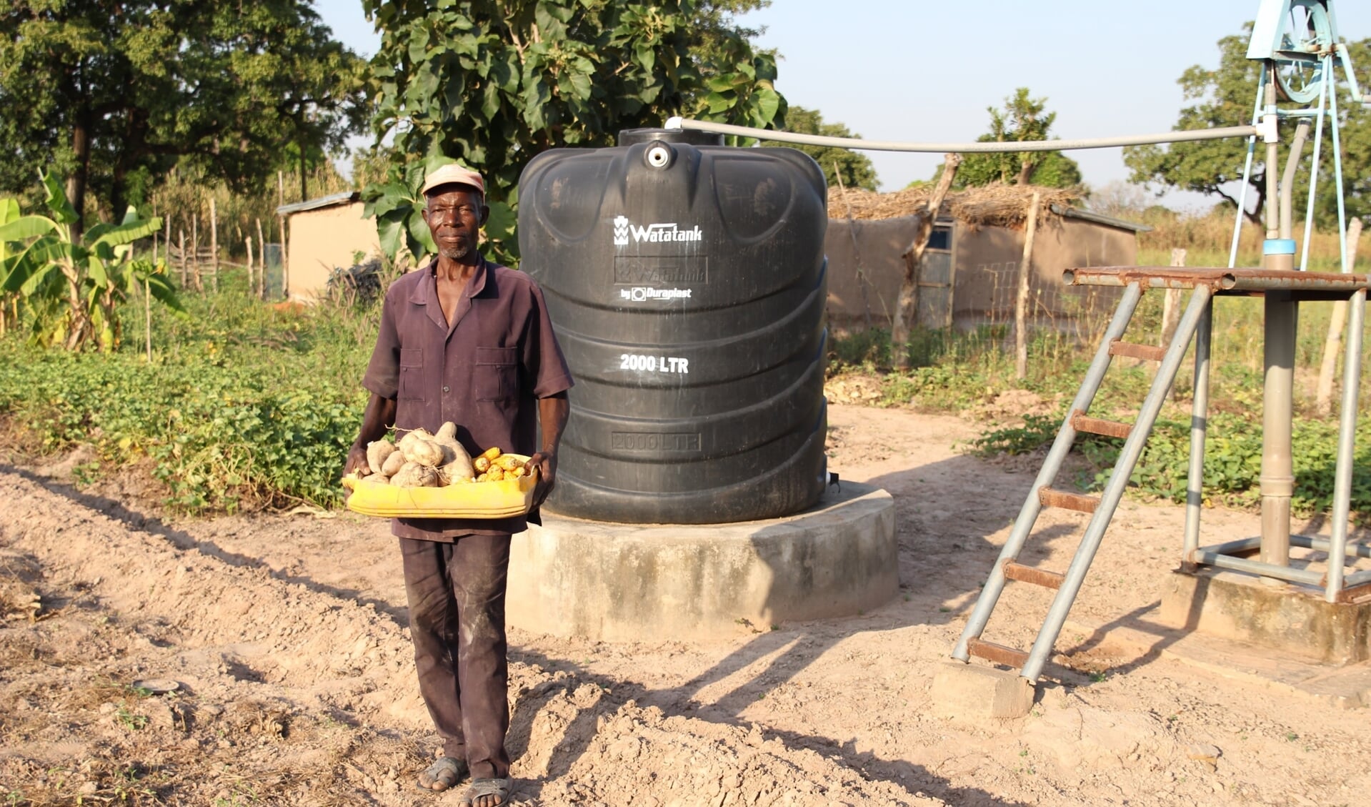 Met het ontwikkelingsproject in Noord Ghana 'Pompen = Leven' wordt de lokale bevolking enorm geholpen.