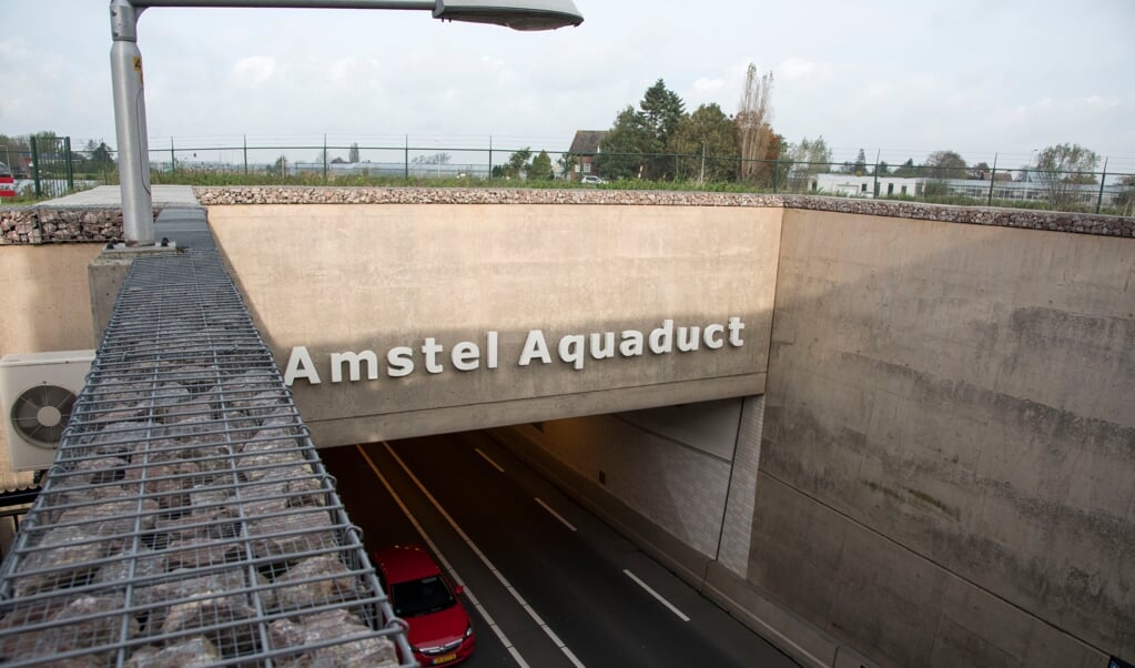 Het Amstelaquaduct tussen Uithoorn en De Ronde Venen.