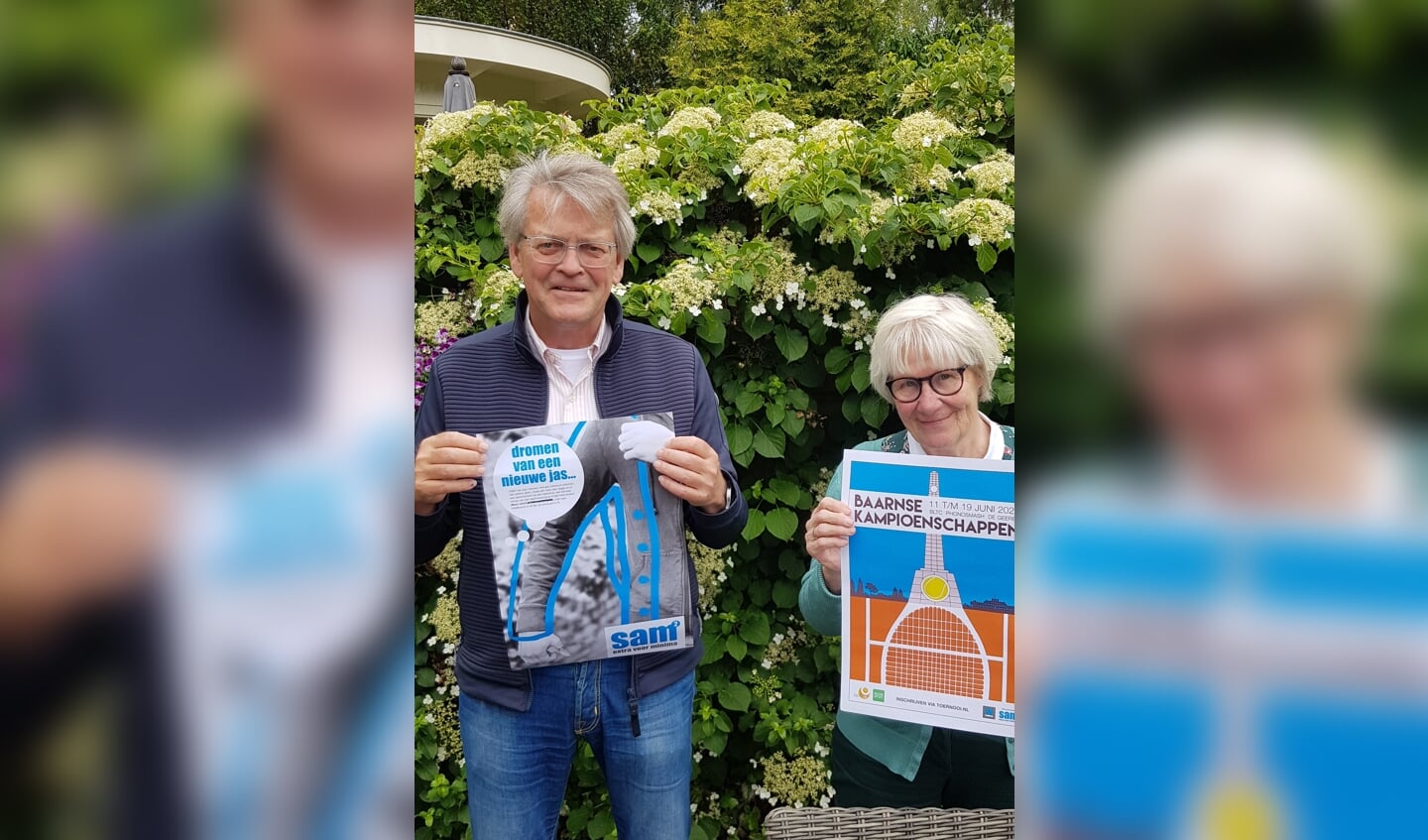 Loterijmeester Nico Kamminga en Helene van Gelder van SAM2 koesteren de samenwerking.