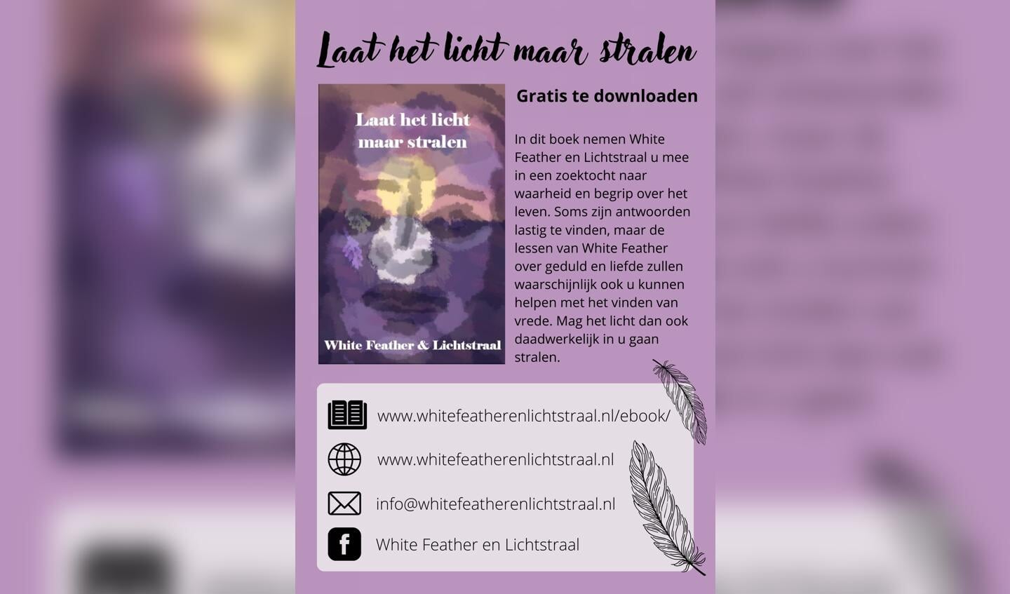 Boek 'Laat het licht maar stralen'