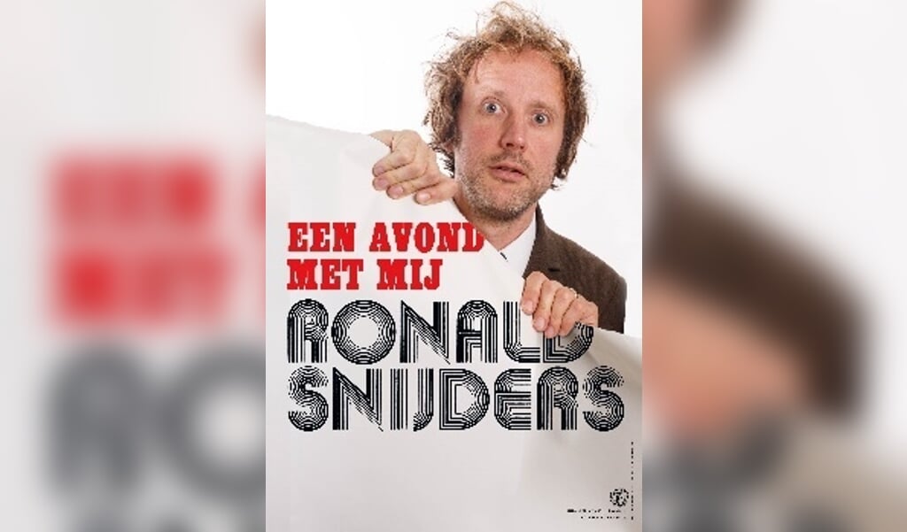 Ronald Snijders komt vrijdag 23 september naar Baarn.