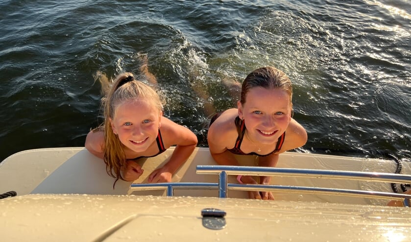,,Met 30 graden genieten van een rondje varen en lekker plonzen op het Randmeer.