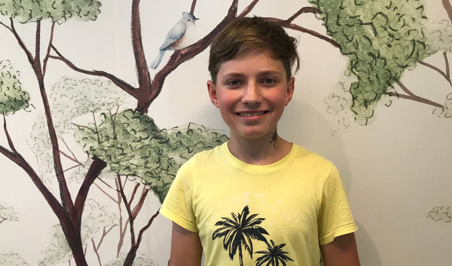 Sebastian van Dijk is nog heel even de kinderburgemeester van Zeist.