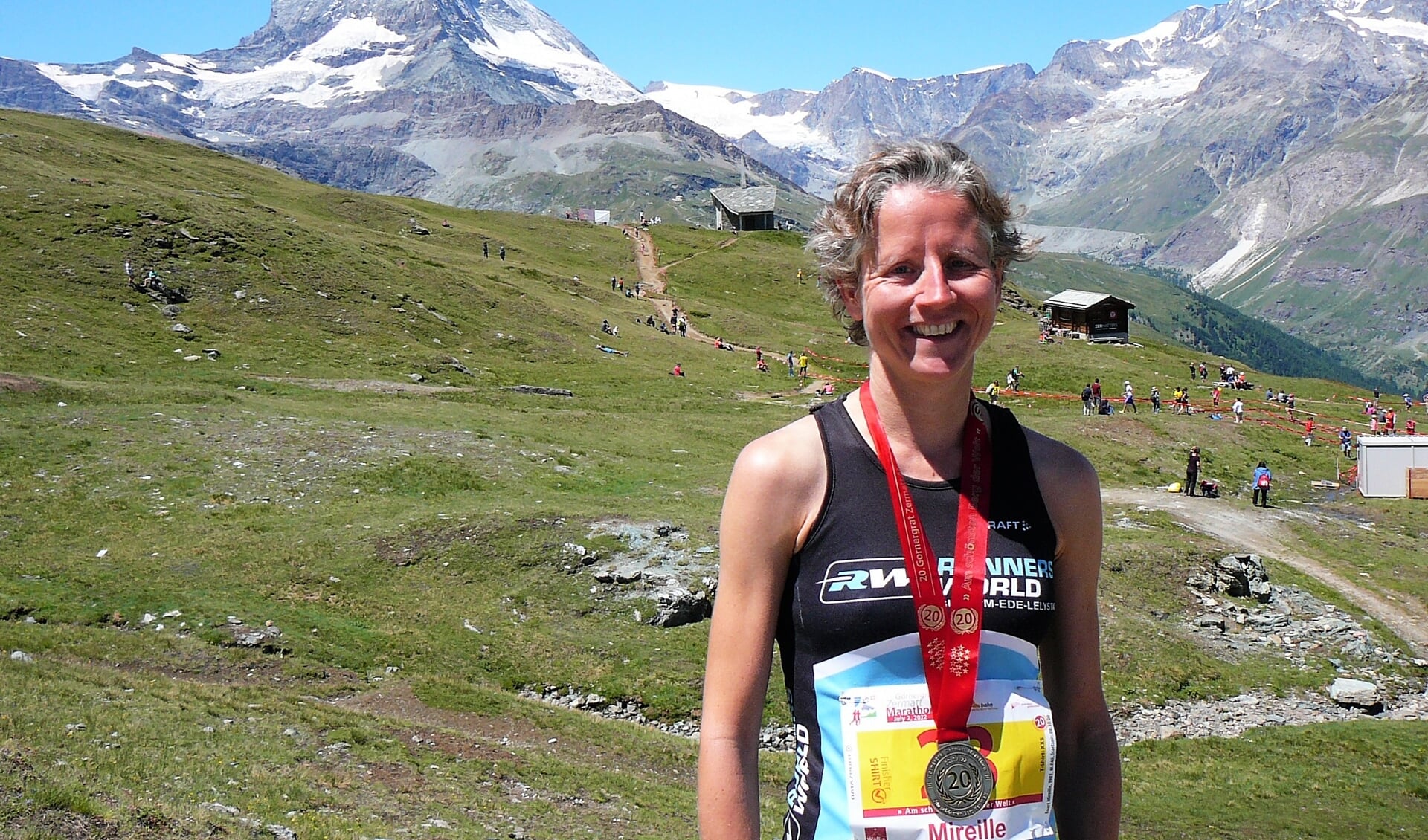 Mireille Baart werd 4e in de Zermatt Marathon. 'Het was echt genieten!'
