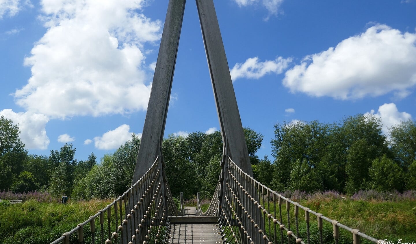 Ook Haarllemermeer heeft een 'hangbrug'. 
