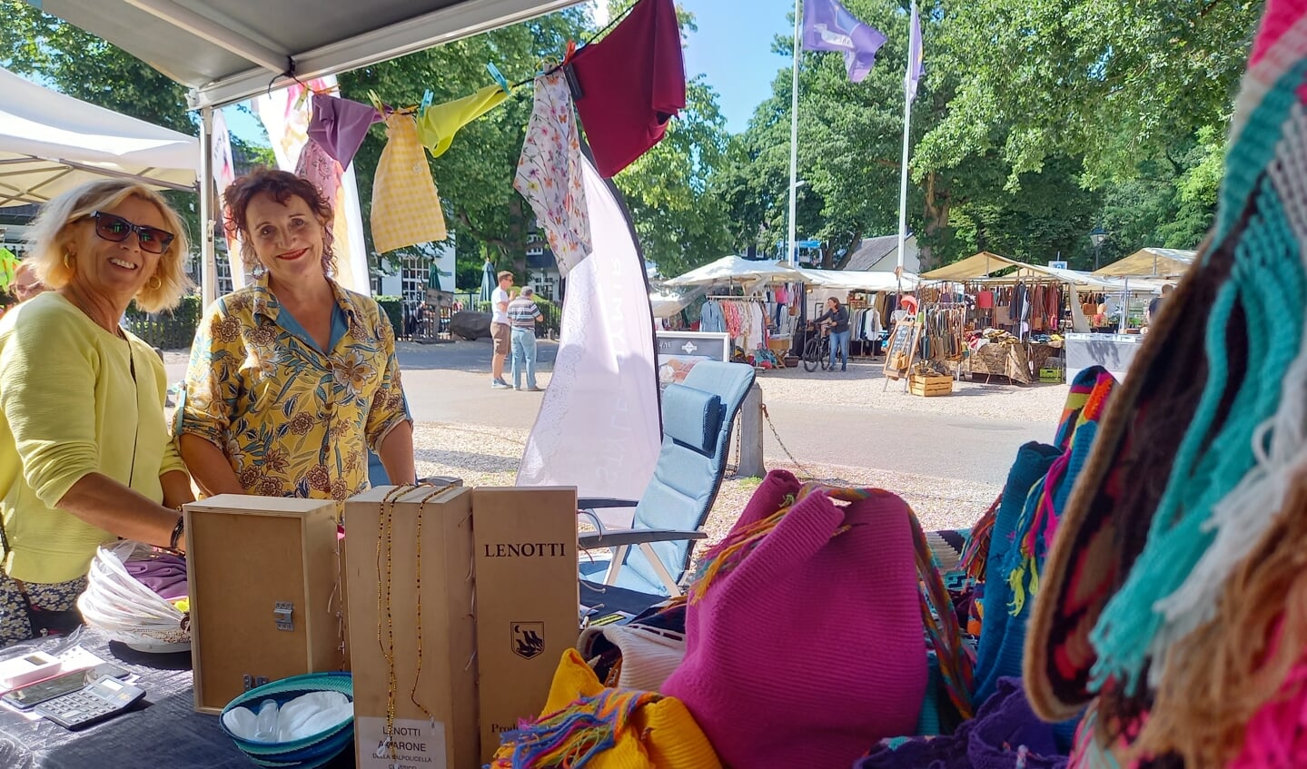 Mirjam van Dam en Elvira van Grootel zijn nieuwe deelnemers op de zomermarkt.