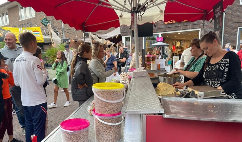 De stroopwafelkraam beleeft een topomzet.