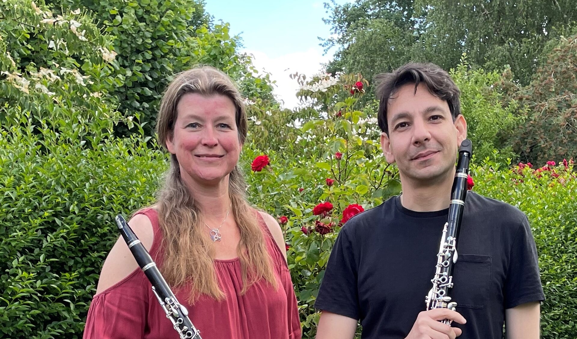 klarinet duo Khaled Kassem en Christa de Haan