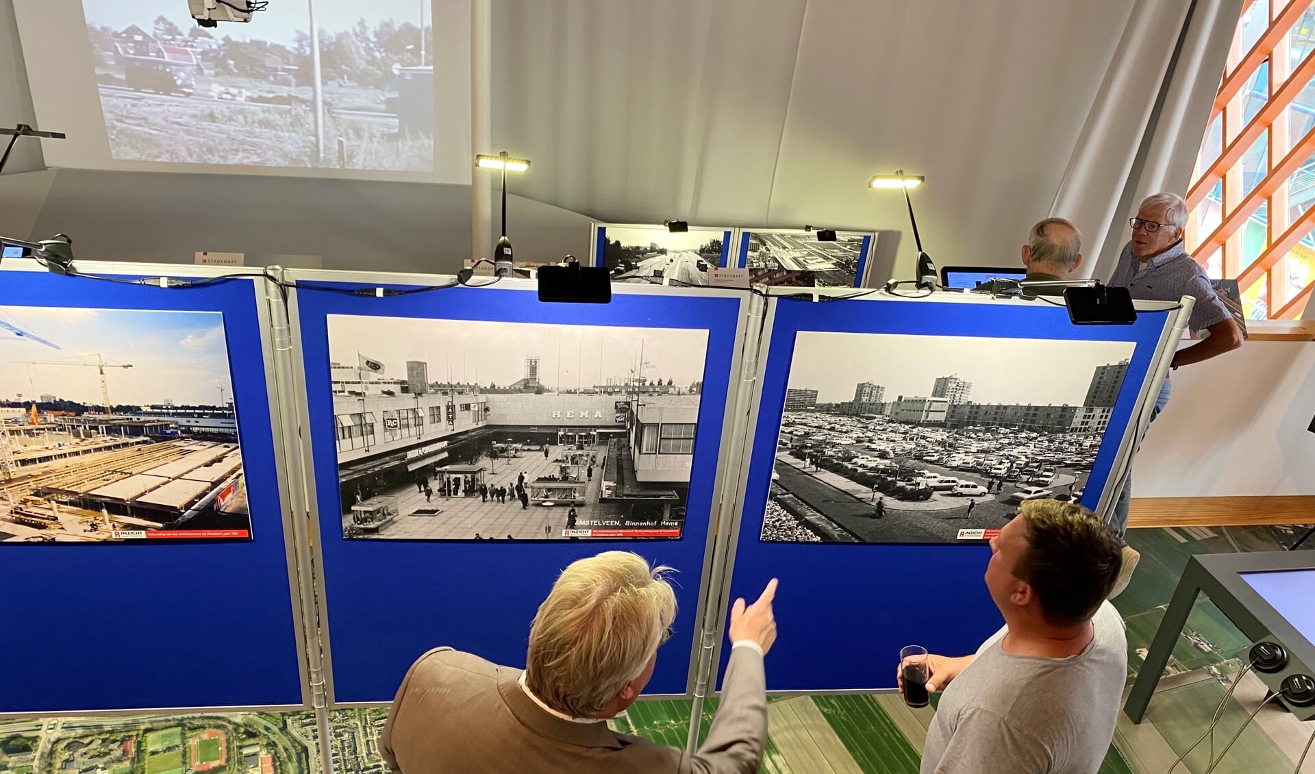 Historische foto's van het Stadshart en de aanleg van de A9 zijn tot 1 augustus te zien in Amstelveen InZicht.  