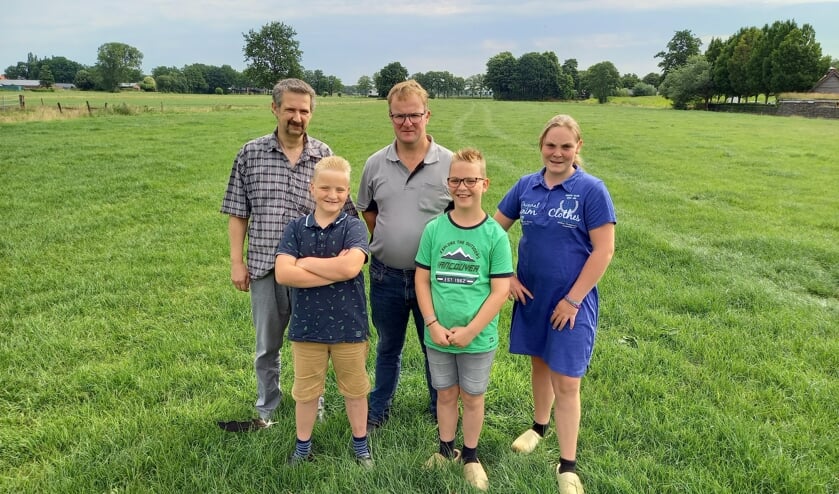 Plek genoeg op het land van David van Laar aan de Hogesteeg 25 in Achterberg.