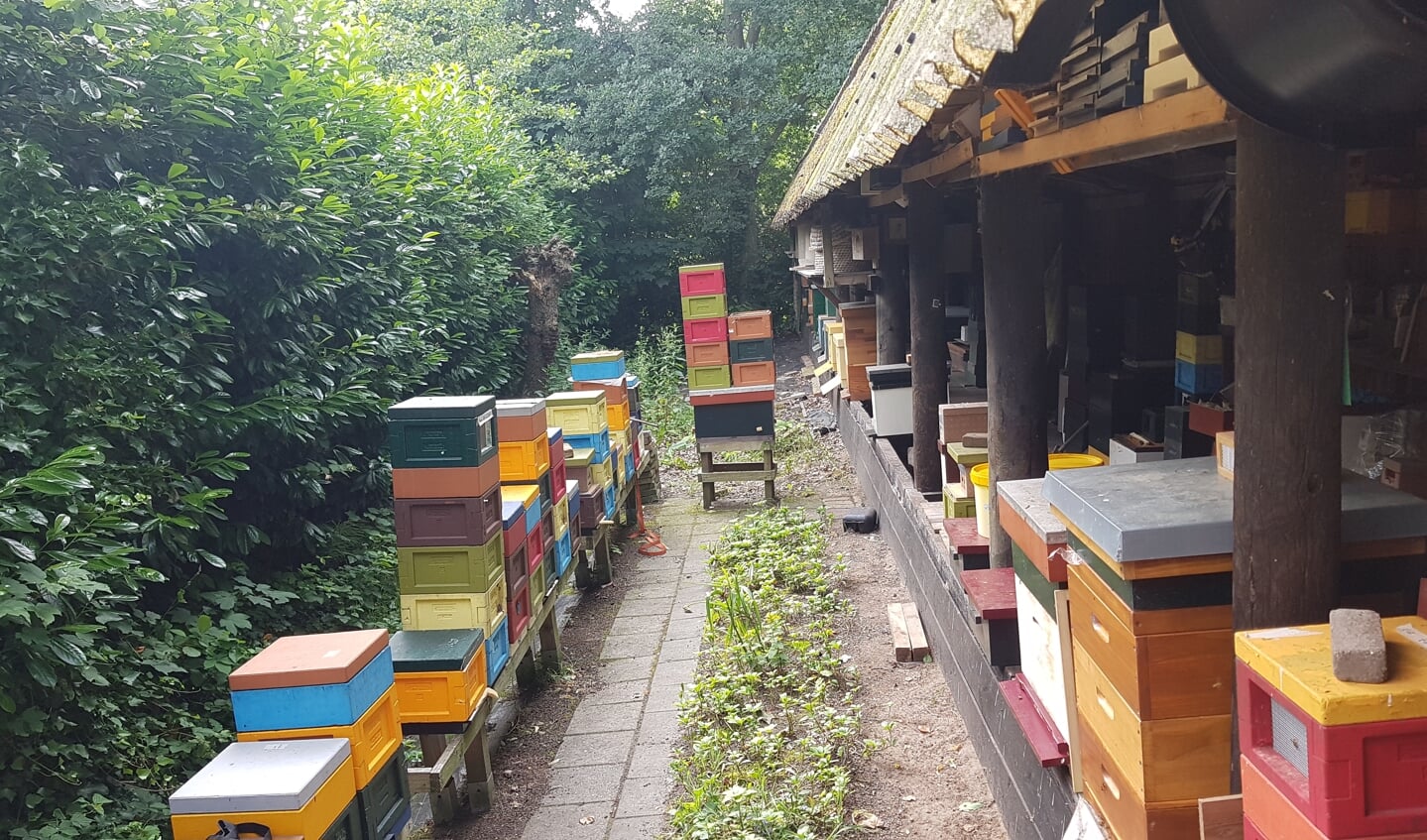 De Nederlandse Bijenhouders Vereniging afdeling Nijkerk vertelt tijdens de open dag graag alles over imkeren en het belang van de bij.