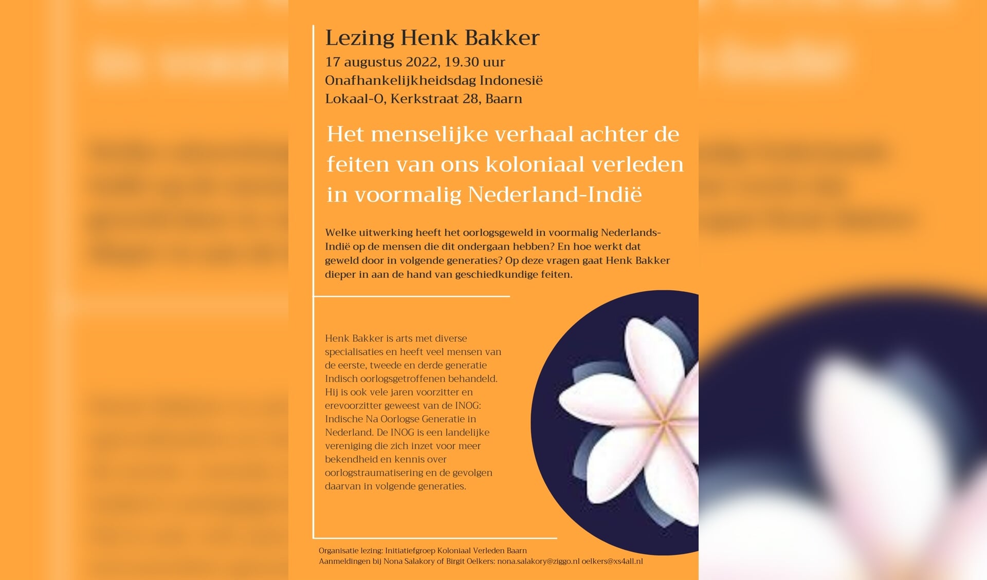 Lezing Henk Bakker: 