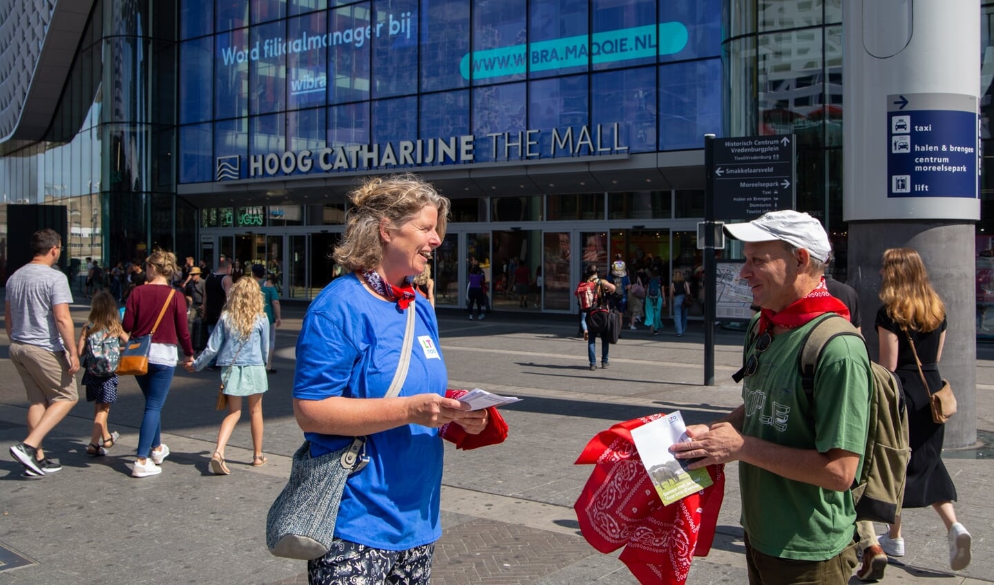 Miranda in gesprek op Utrecht Centraal