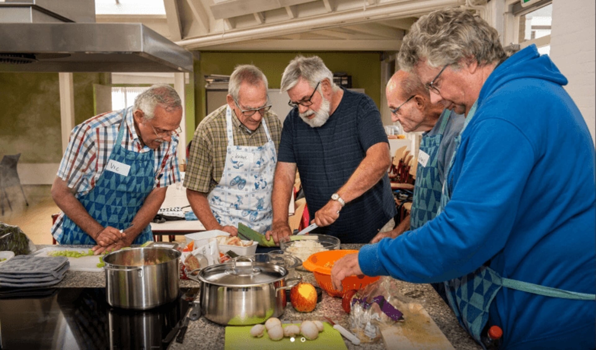 THHA, centrum voor leven met en na kanker, organiseert kookworkshop voor mannen