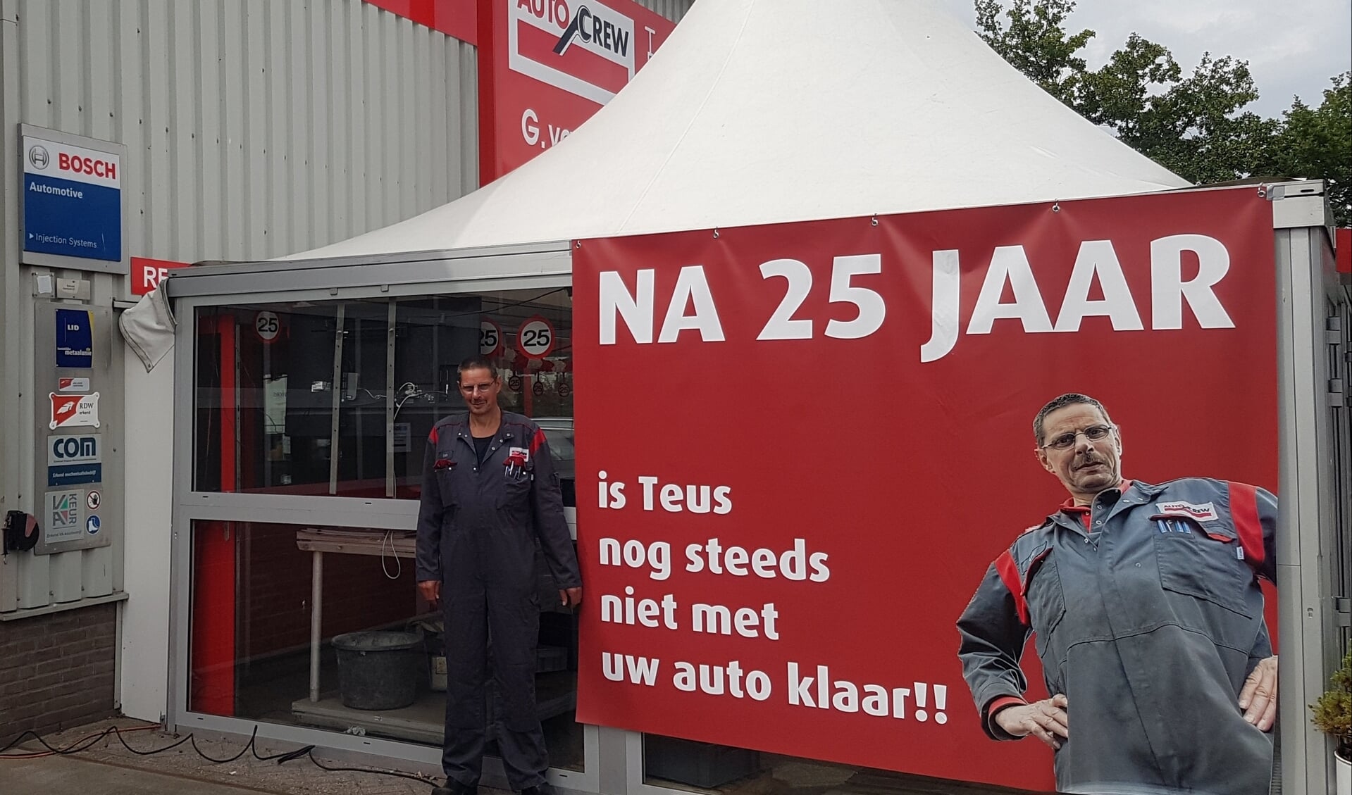 25-jarig jubileum Teus van der Lee