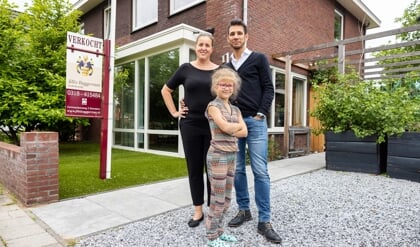 Paul en Rianne Buurman lieten Jillis Baggerman makelaardij hun huis aan de Ritzema Bosweg in Wageningen verkopen.