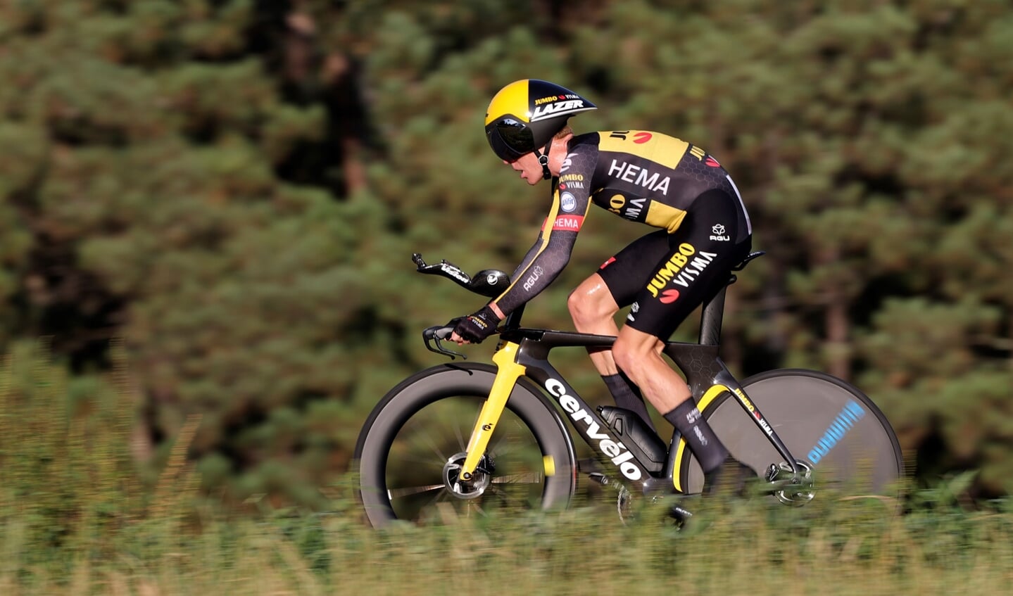 De Nederlandse wielrenner Steven Kruijswijk reed vorig jaar voor Jumbo Visma tijdens de Vuelta in Spanje.