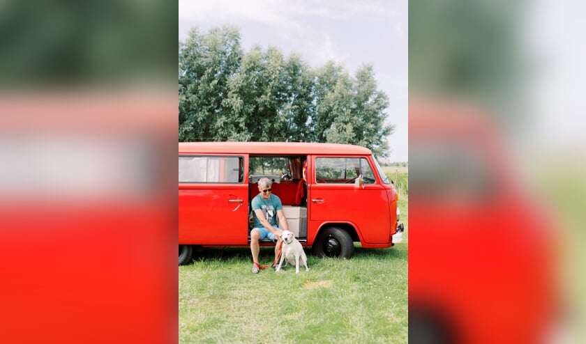 ,,Ik was op de camping in Voorhout met mijn busje en hond.