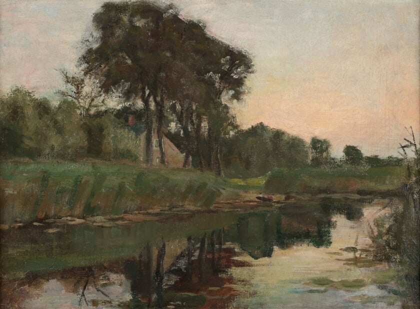Boerderij landzicht,1902 - 1903. Mondriaanhuis Amersfoort