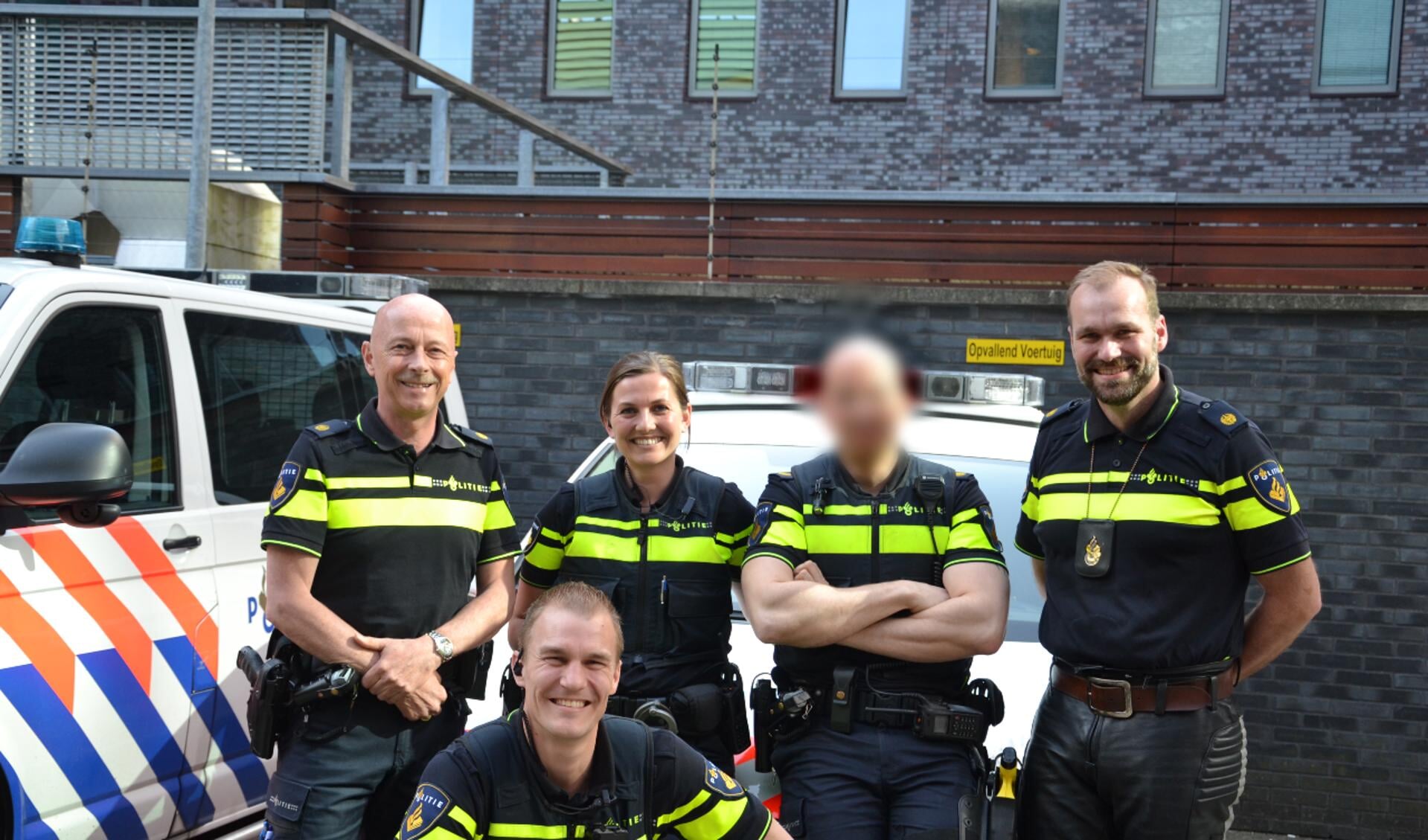 De wijkagenten in Amersfoort Noord.