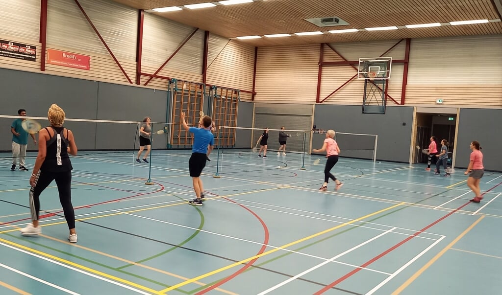 Badmintonnen in de Bindelwijk