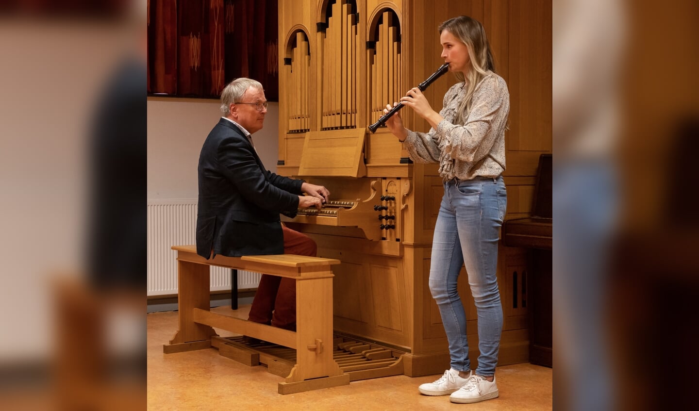Dick Sanderman en Gerjanne van der Stouw