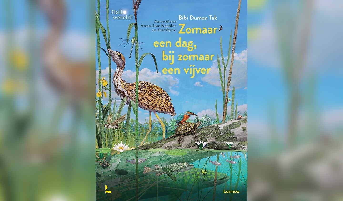'Zomaar een dag, bij zomaar een vijver' van Bibi Dumon Tak is leestip van de dag in het kader van de Kinderboekenweek. 