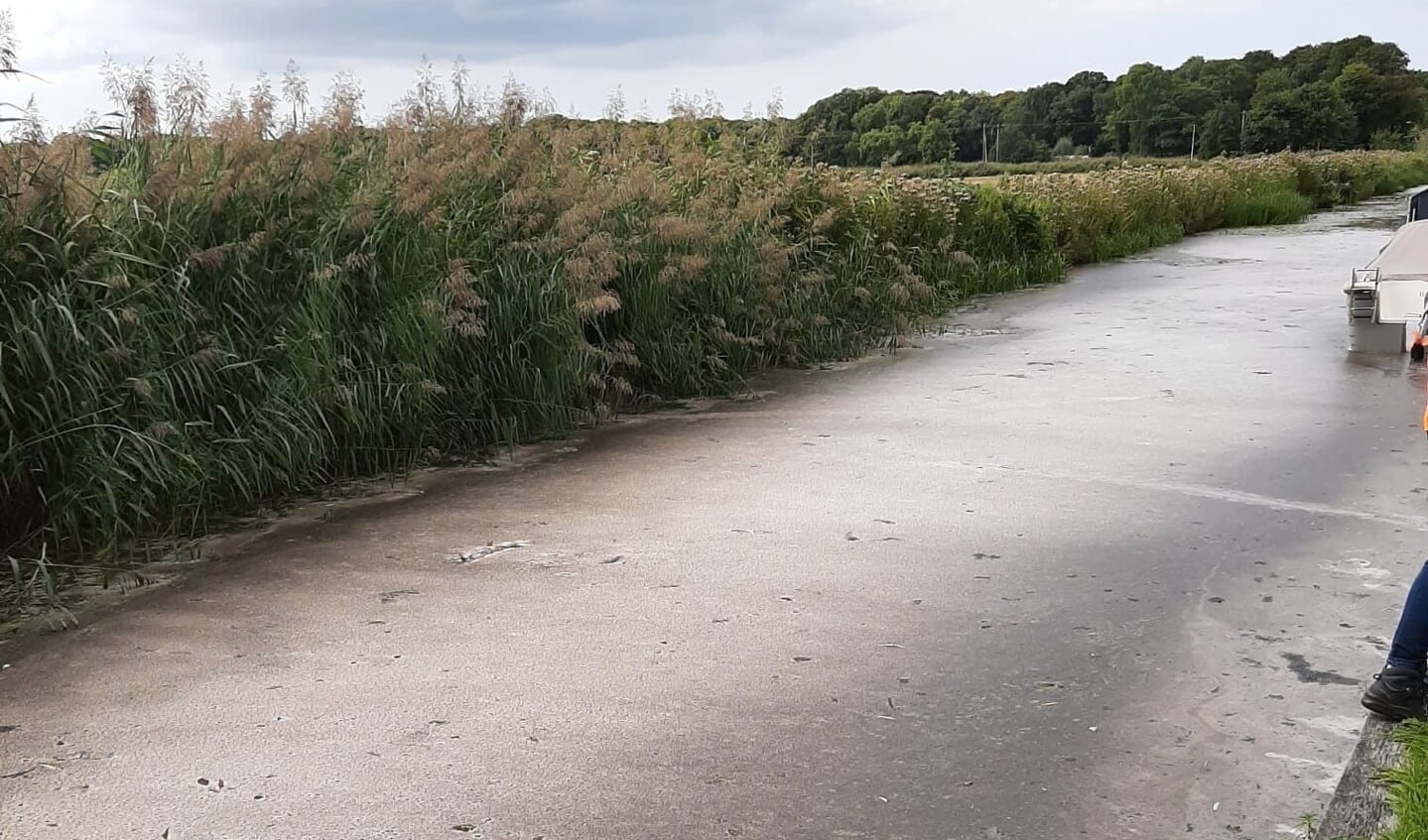 In de toestand van de sloten rondom de Herenweg geven geen aanleiding voor bezorgdheid.