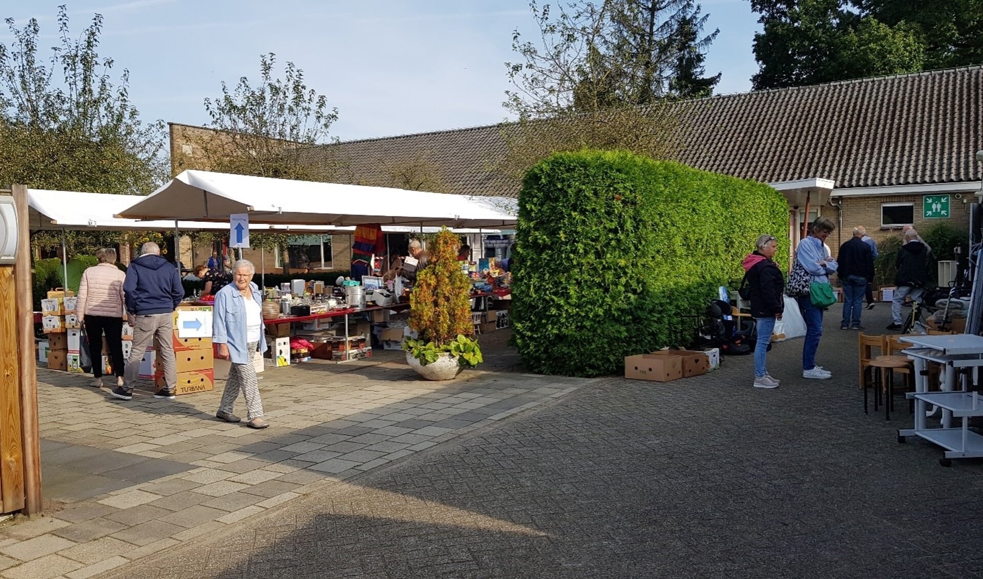 Markt tijdens de Opendag Petrakerk