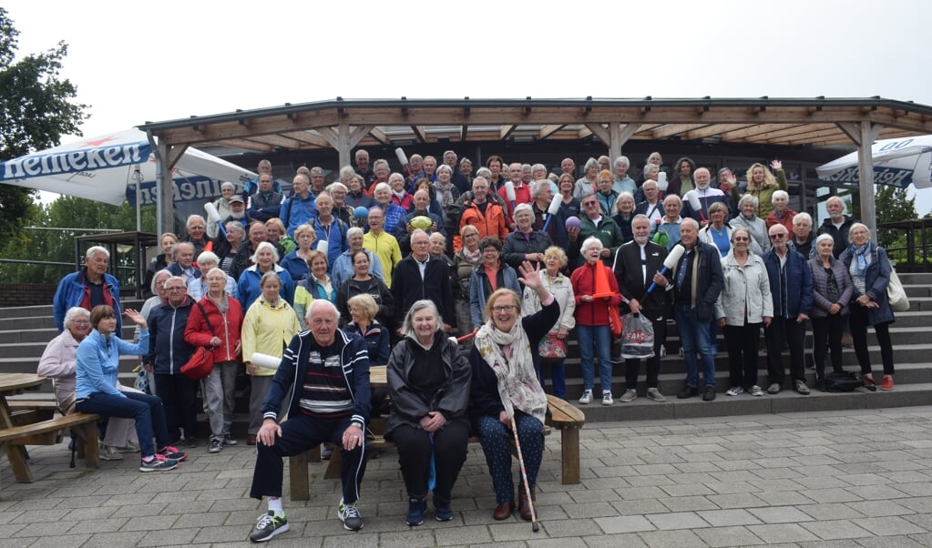 Baarnse senioren gingen weer sporten. 