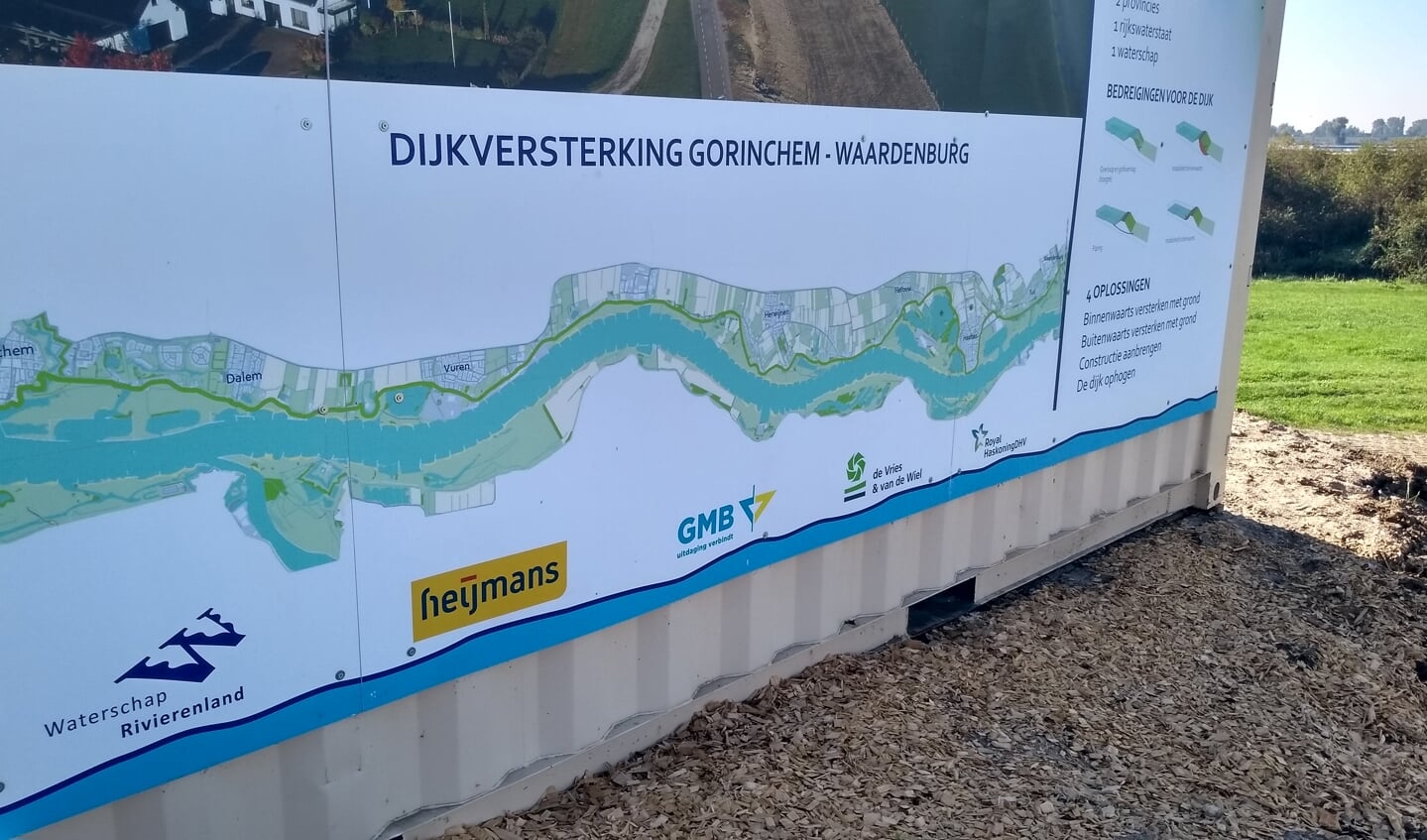 Traject dijkversterking tussen Gorinchem en Waardenburg