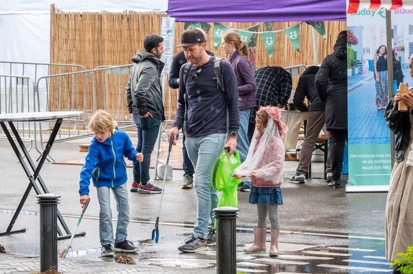 Pitstop met activiteiten op de afgesloten Stadring