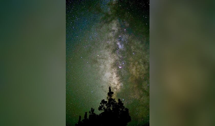 ,,Deze foto is gemaakt op het prachtige eiland La Palma vanaf ons huisje is de Melkweg goed zichtbaar naast honderdduizend sterren. Elke avond kijken we hiernaar.