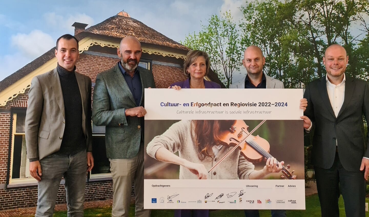 Ondertekening Regiovisie 2022-2024 en Cultuur- en Erfgoedpact 2022-2024.
