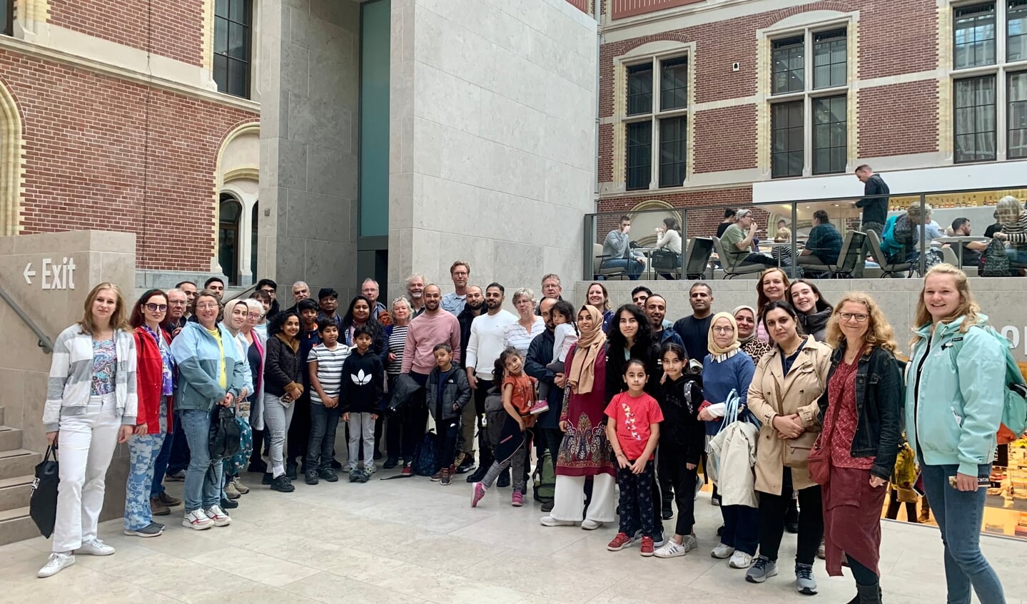 De buddy's in het Rijksmuseum