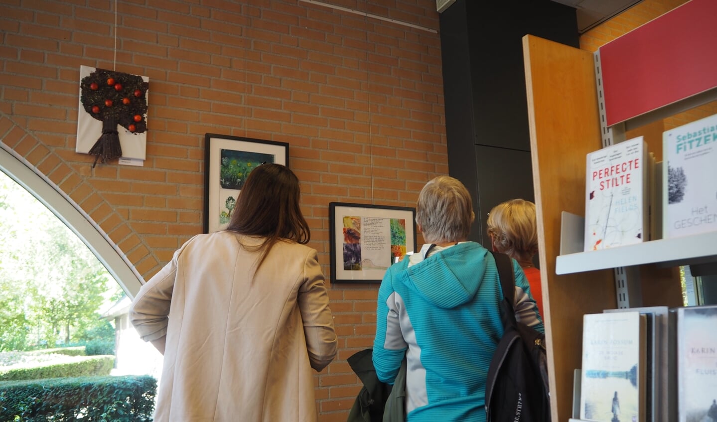 De afgelopen weken hebben diverse bewoners en bezoekers van de verschillende zorgcentra in Leusden gewerkt aan een kunstwerk.