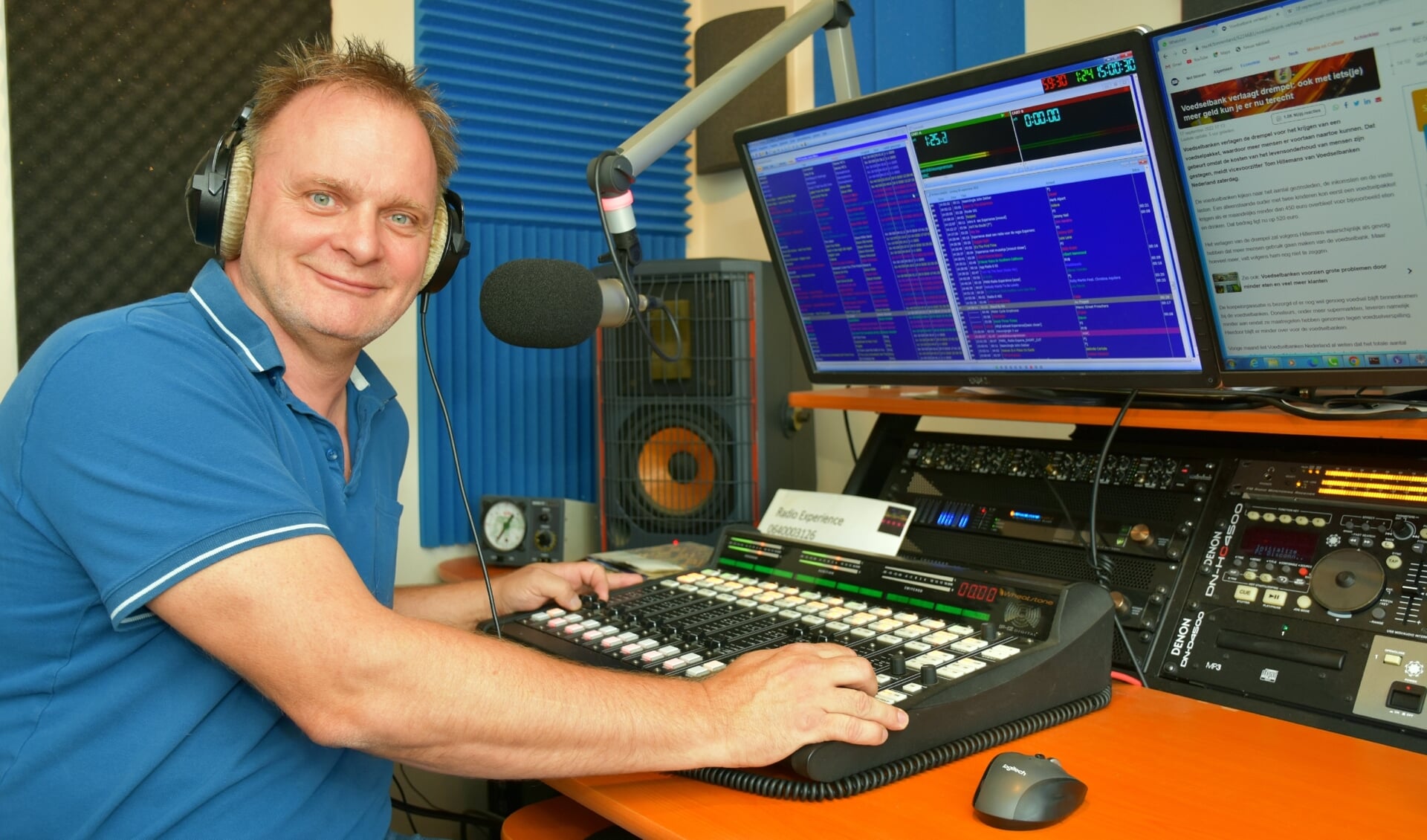 Radio Experience zendt uit in Midden-Nederland.