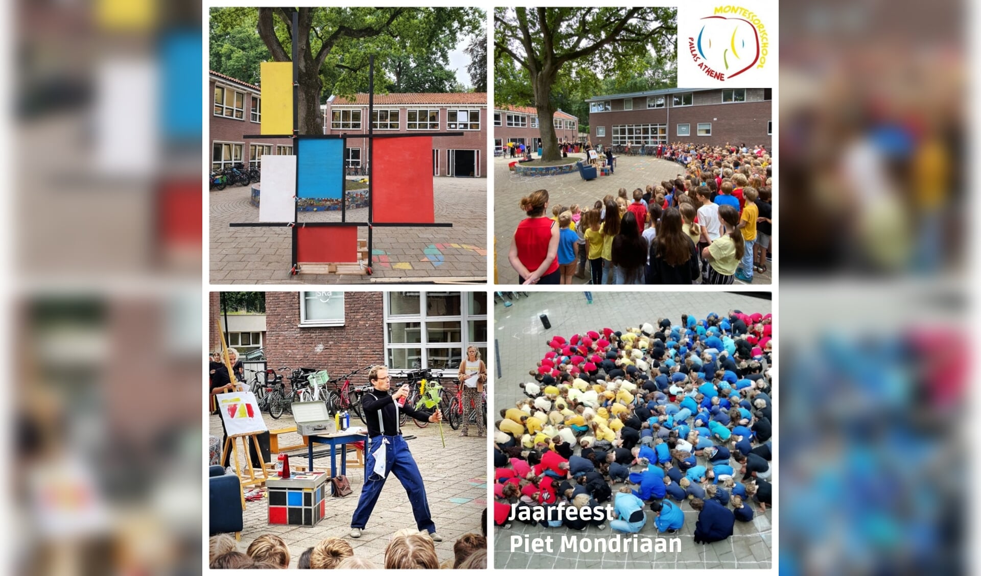 Opening Jaarfeest Mondriaan bij de Pallas Athene School 