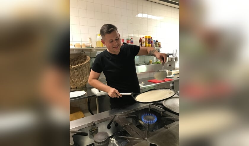Bas van Holland voelt zich helemaal thuis.