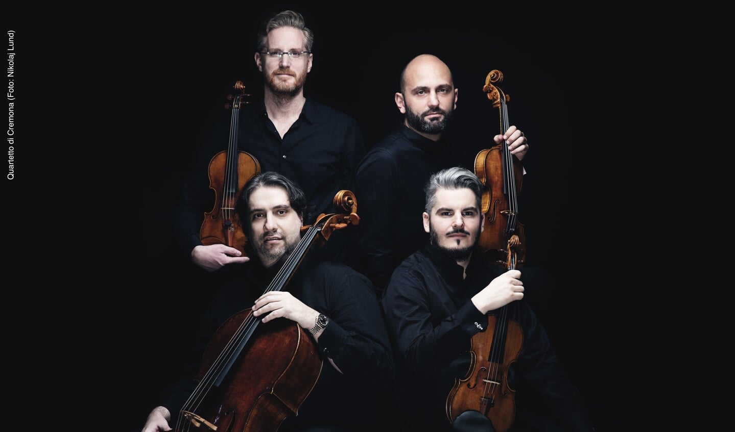 Quartetto di Cremona speelt op 8 oktober zonovergoten muziek uit Italië en Schuberts meeslepende strijkkwartet 'Rosamunde'.