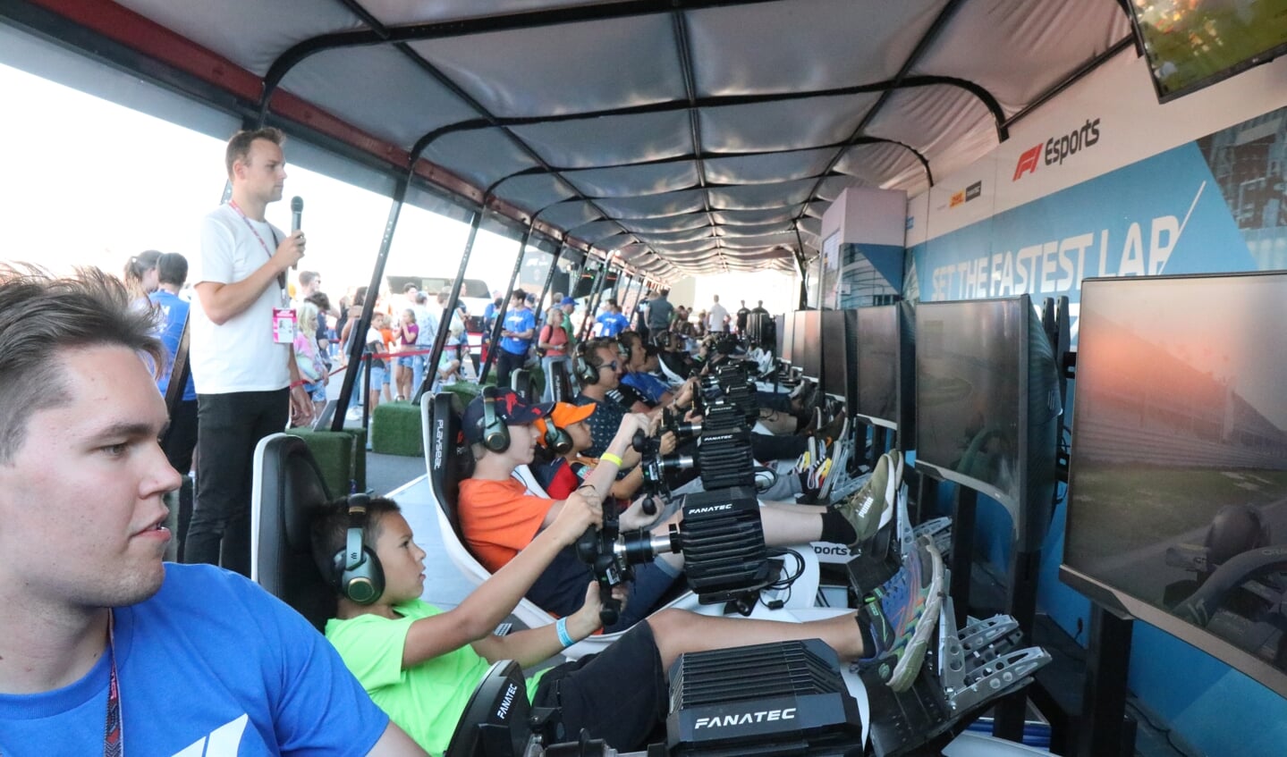Ook simulators zijn bij het circuit aanwezig.