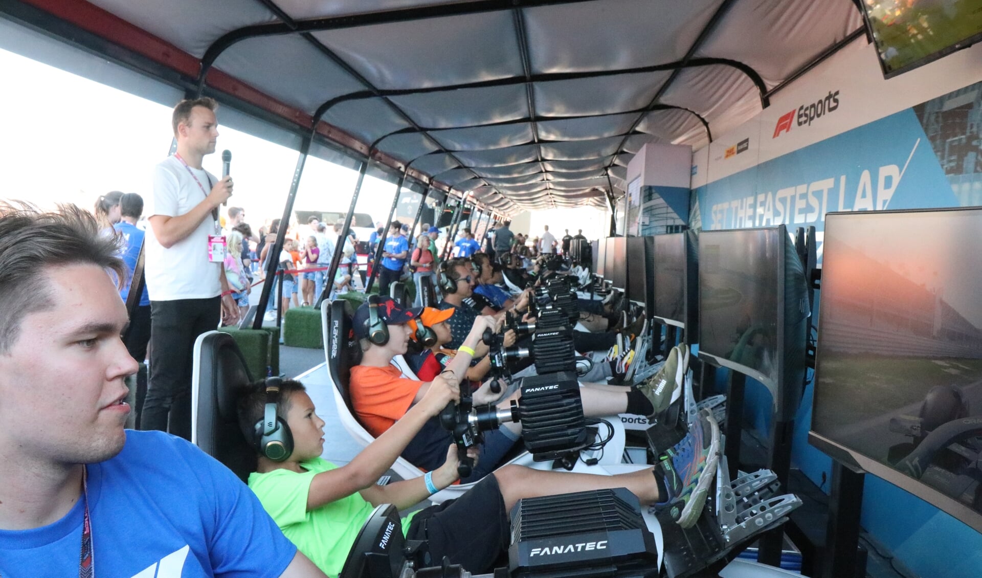 Ook simulators zijn bij het circuit aanwezig.
