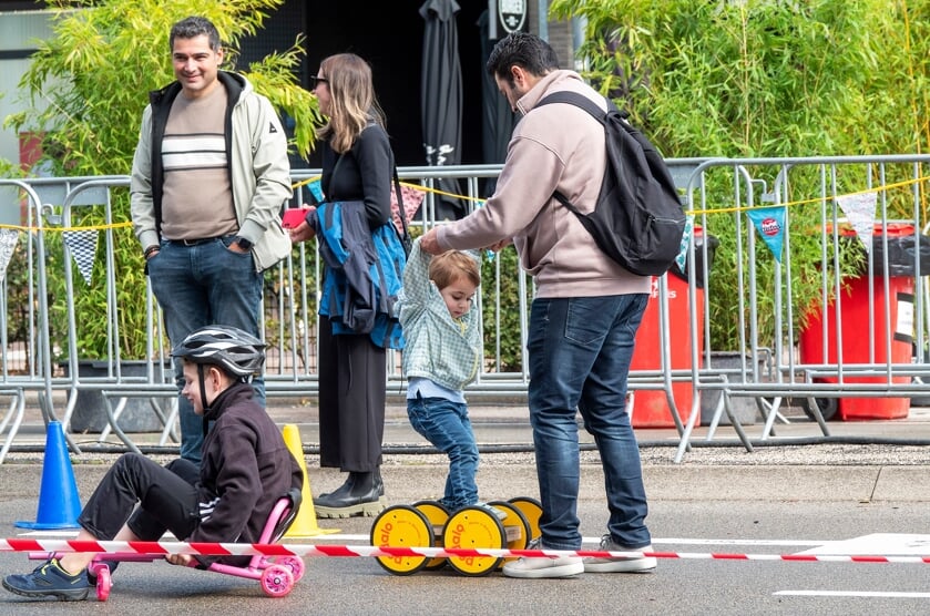 Pitstop met activiteiten op de afgesloten Stadring
